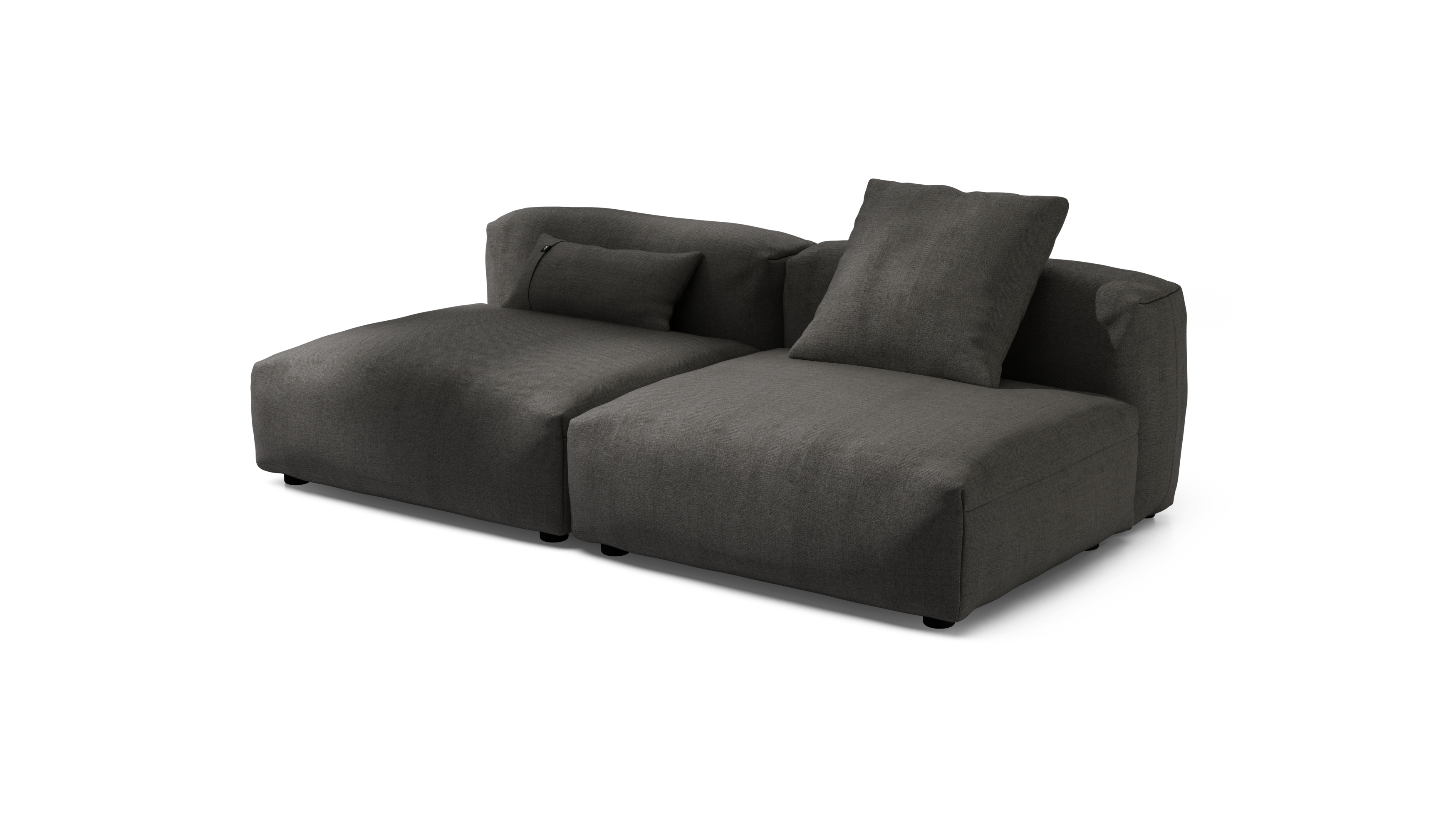 Vetsak Sofa Set 01 Large divano modulare grigio scuro