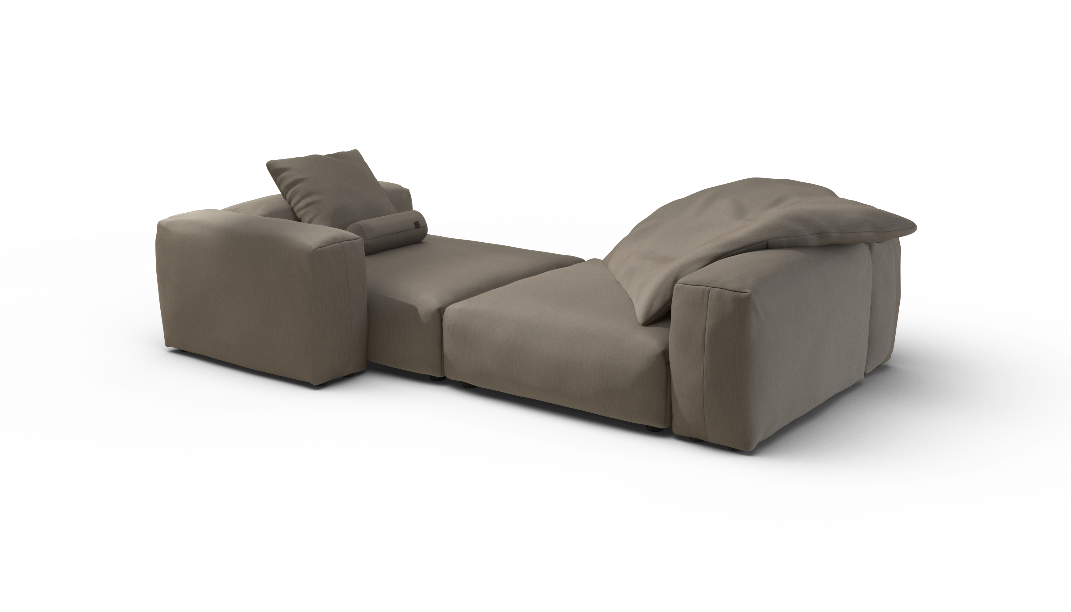 vetsak Sofa Set 02 XL divano esterno 4 posti driftwood
