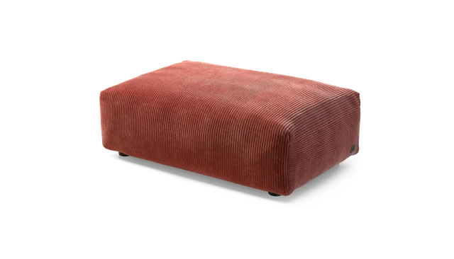 vetsak Sofa Seat Small modulo divano mattone velluto coste