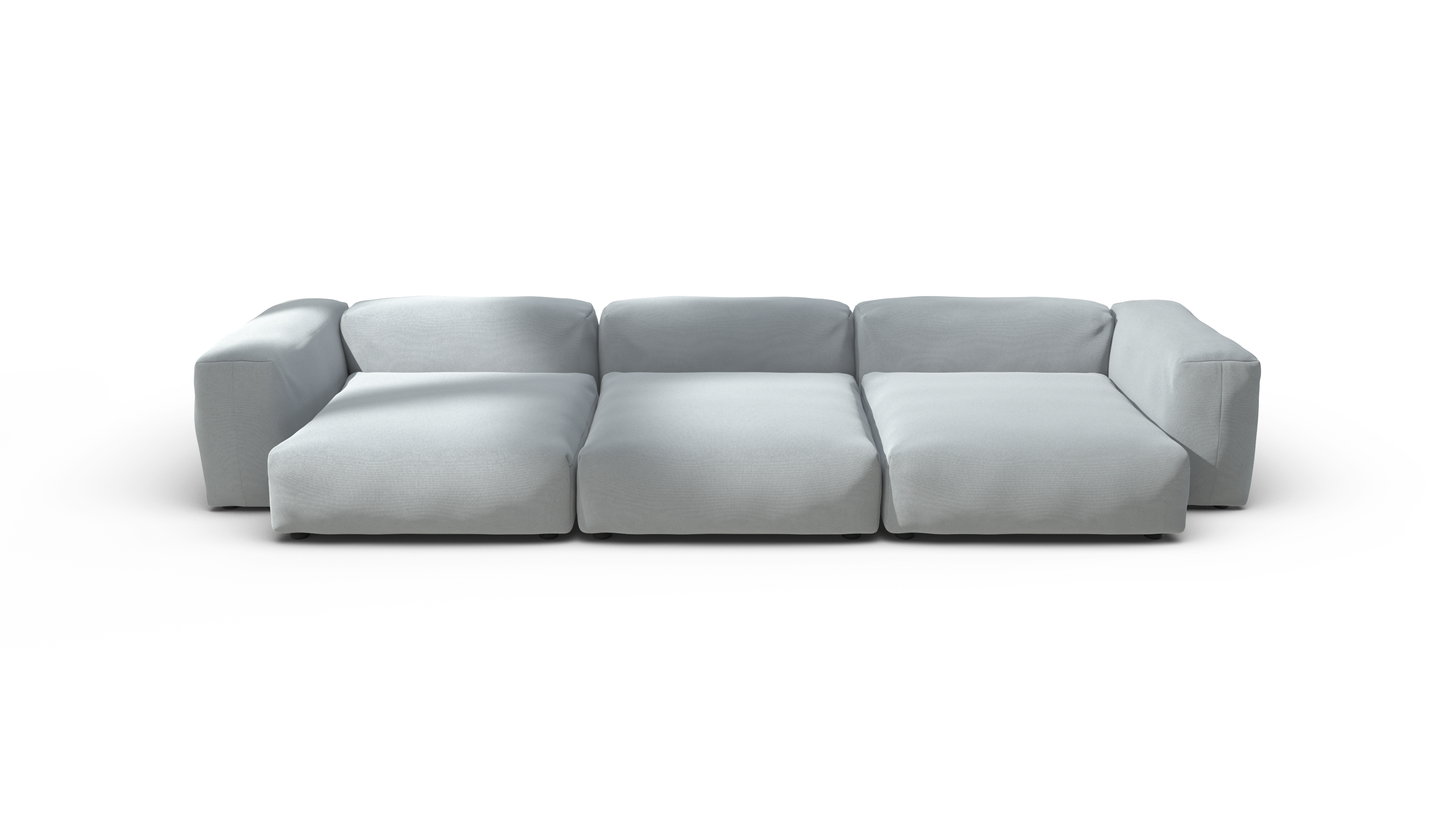 vetsak Sofa Set 05 divano angolare piqué turchese 377cm 5 posti