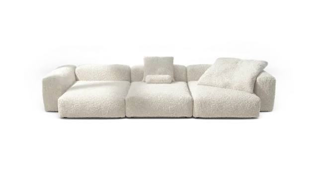 vetsak Sofa Set 05 divano modulare crema Doodle 5 posti angolare