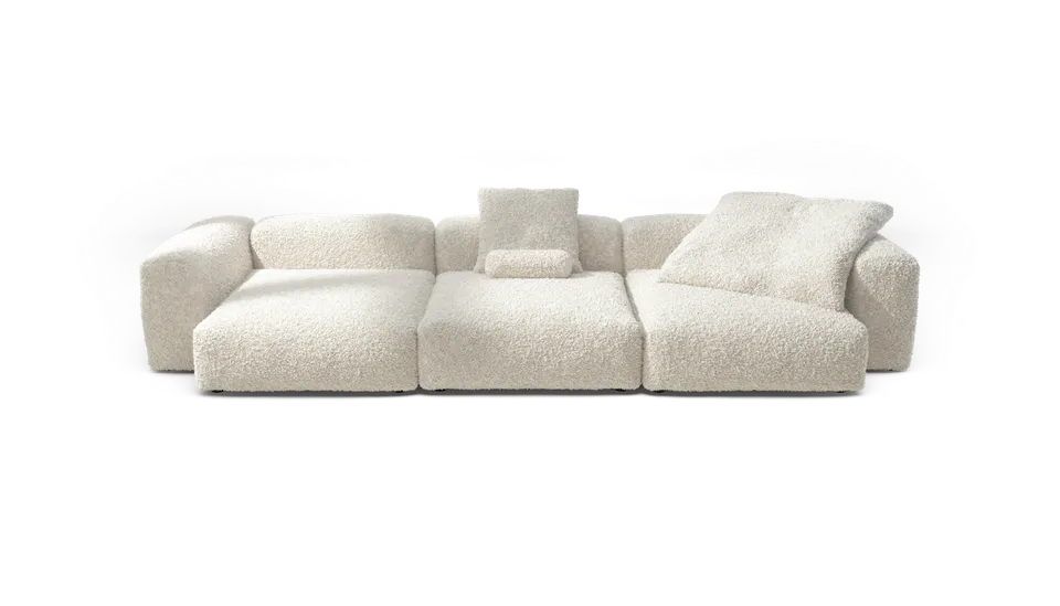 vetsak Sofa Set 05 divano modulare crema Doodle 5 posti angolare