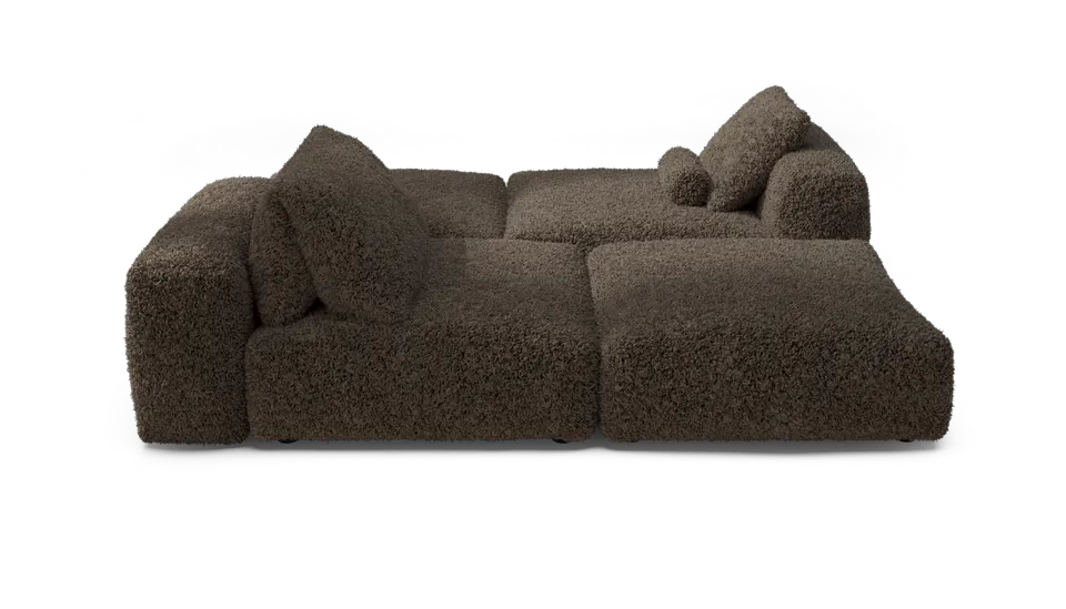 vetsak Sofa Set 08 Daybed divano modulare cacao