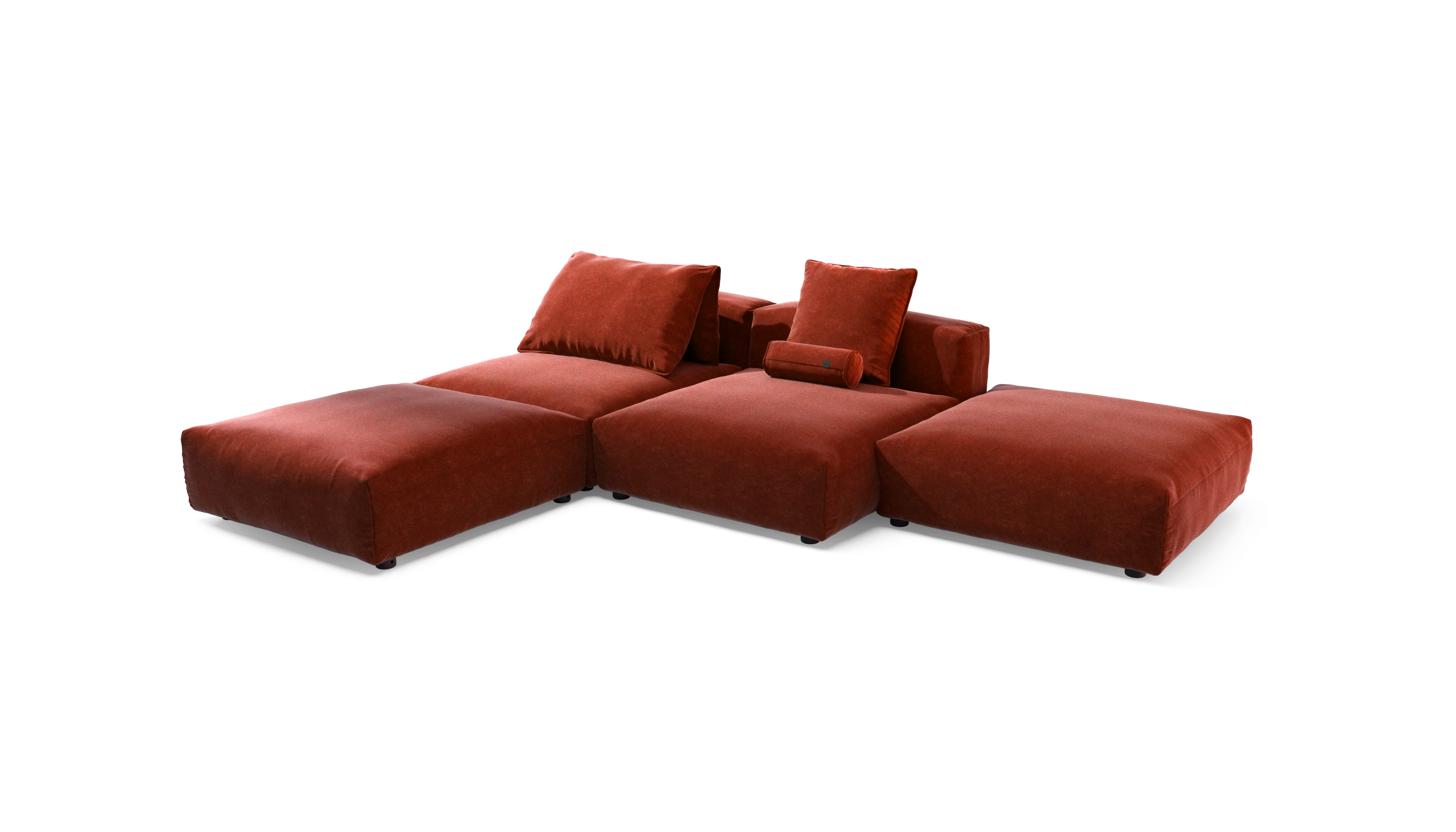 vetsak Sofa Set 08 Daybed divano 6 posti zafferano