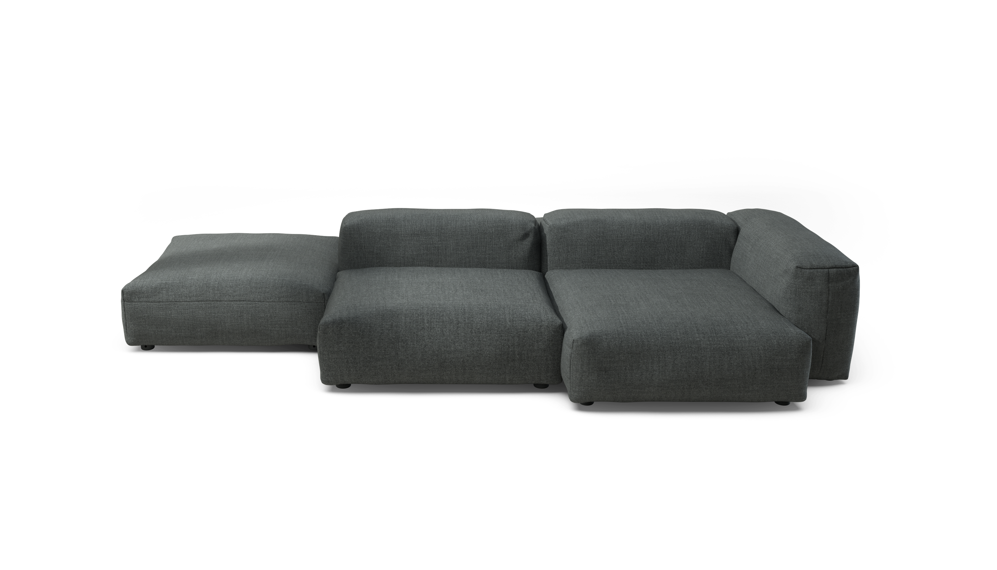 vetsak Sofa Set 09 The Island divano piqué grigio