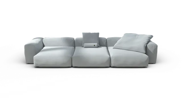 vetsak Sofa Set 05 divano angolare piqué turchese 377cm 5 posti