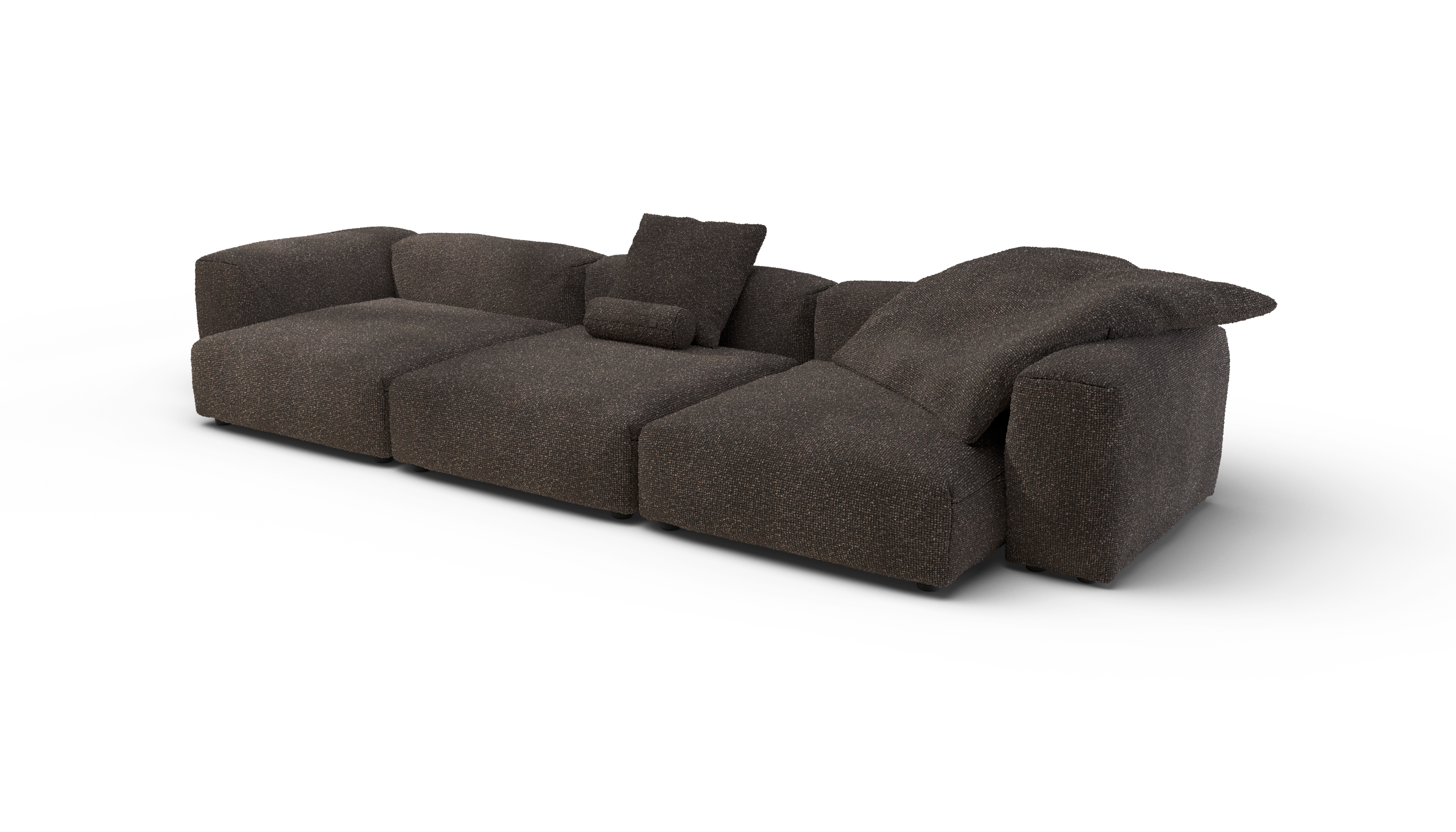 vetsak Nub Sofa Set 05 divano angolare noce 377x136 a L