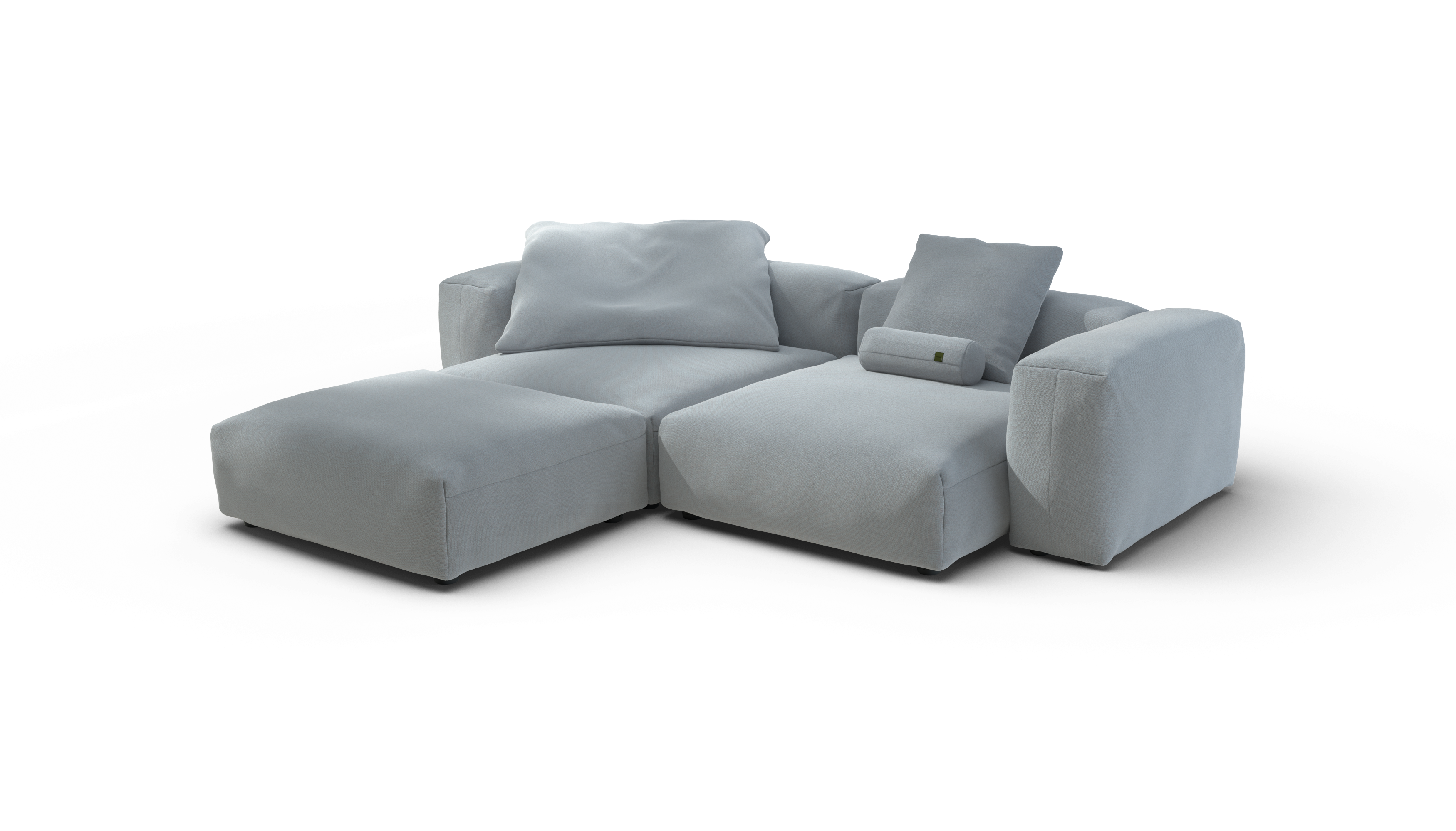 vetsak Sofa Set 03 divano piqué turchese 3,5 posti