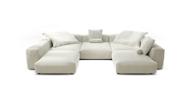vetsak Sofa Set 06 divano a U Pearl Suave 377x241
