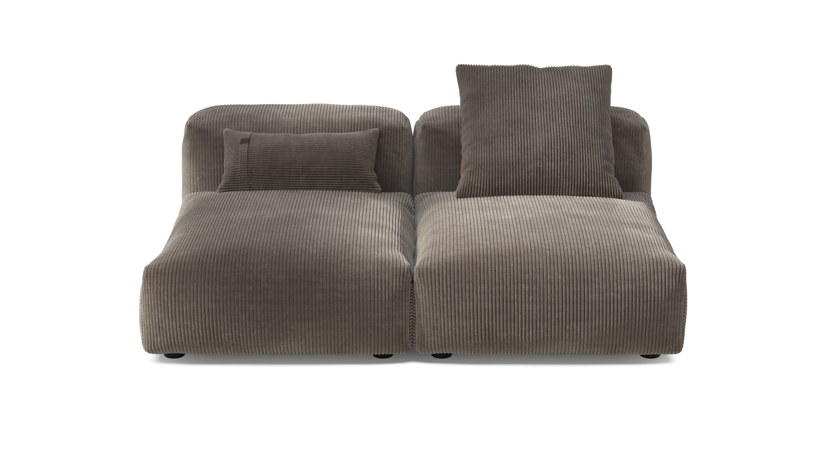 vetsak Sofa Set 01 Medium divano 2,5 posti mocha velluto