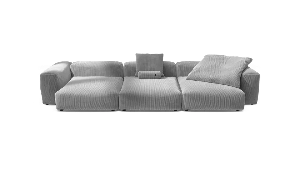 vetsak Sofa Set 05 divano modulare 5 posti grigio chiaro