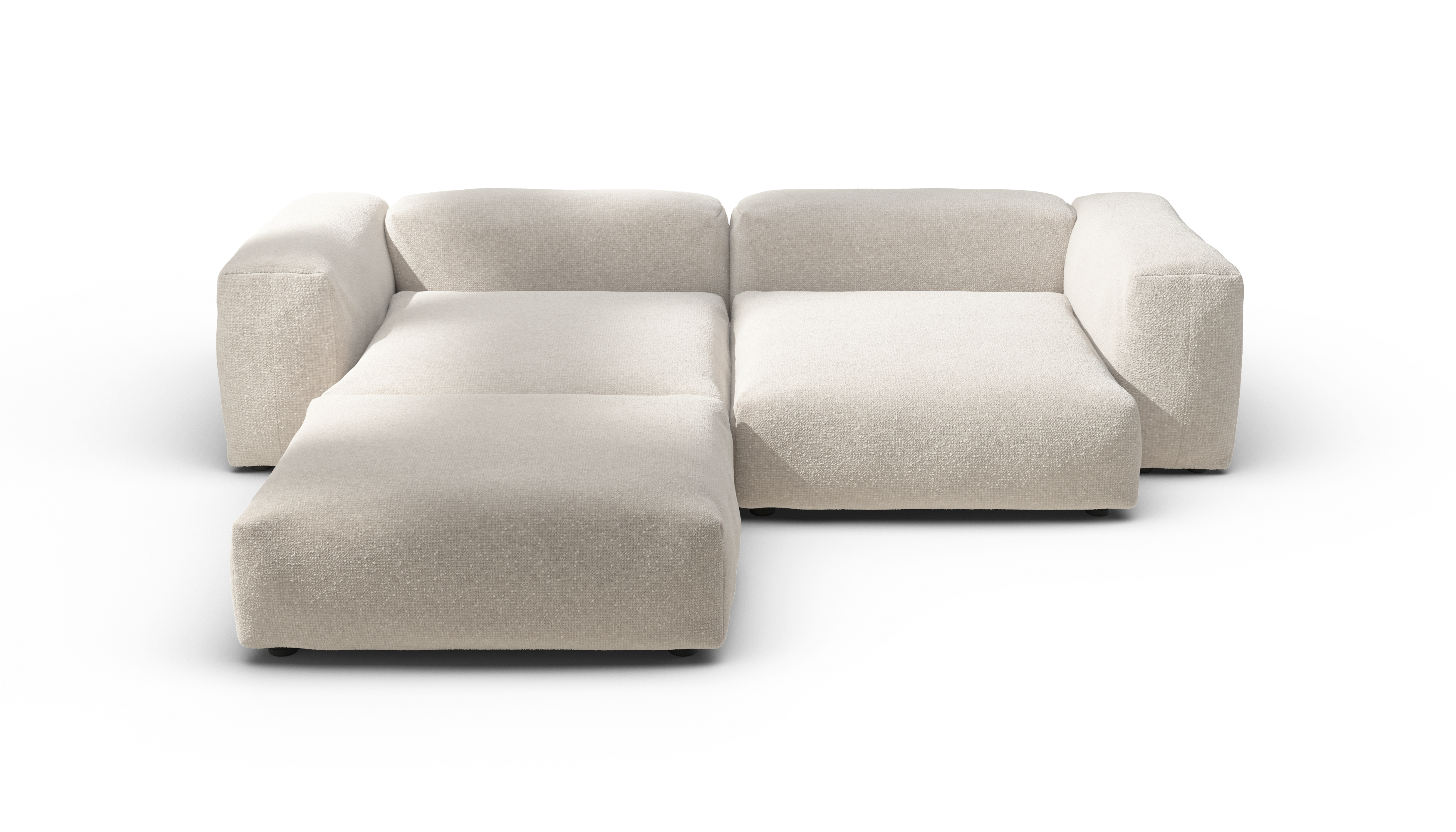 vetsak Sofa Set 03 divano modulare crema in nub 272x220
