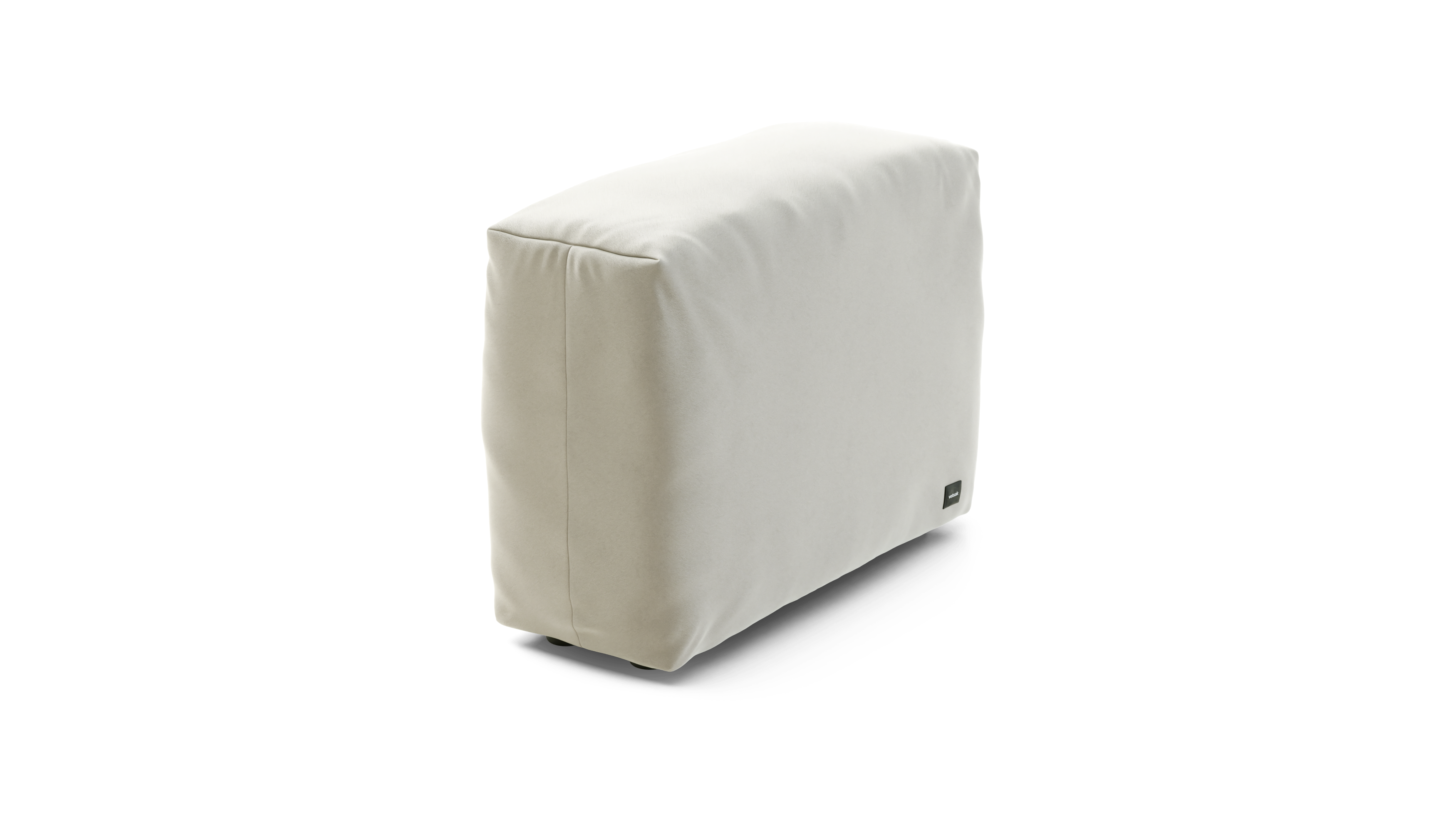 vetsak Cover Sofa Side Medium fodera Pearl Suave 84x31