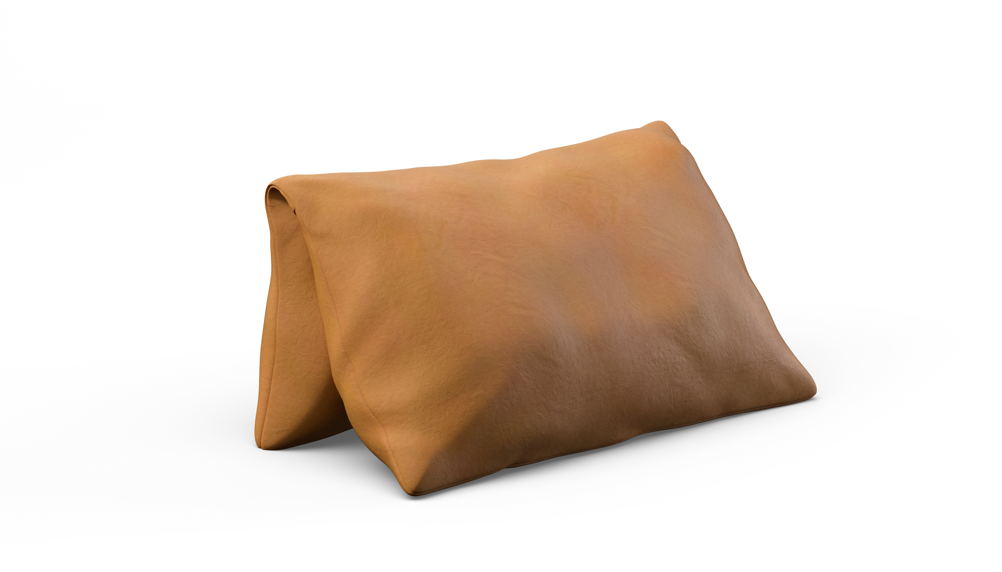 vetsak Jumbo Pillow cuscino pelle marrone
