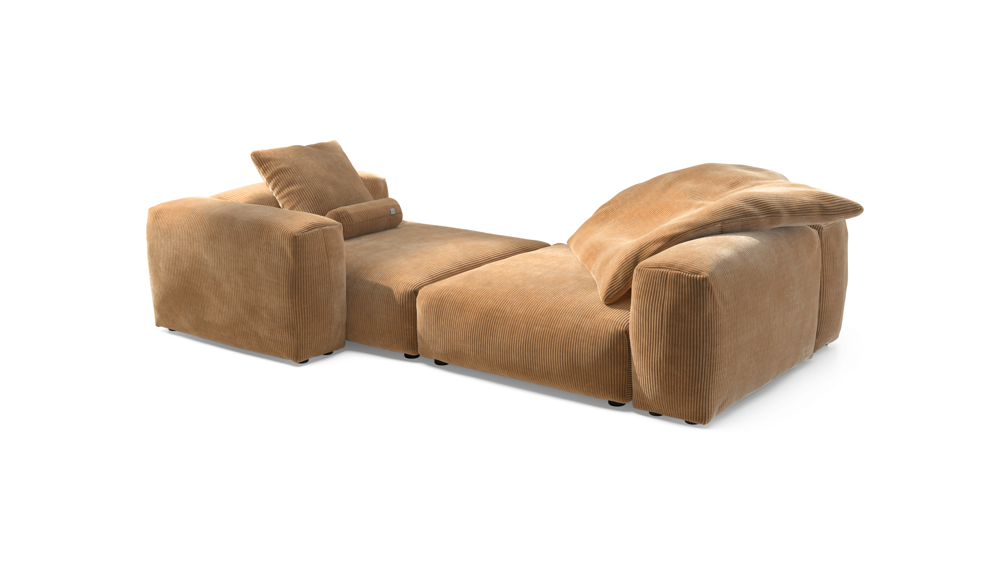 vetsak Sofa Set 02 XLarge divano modulare cammello 272x136