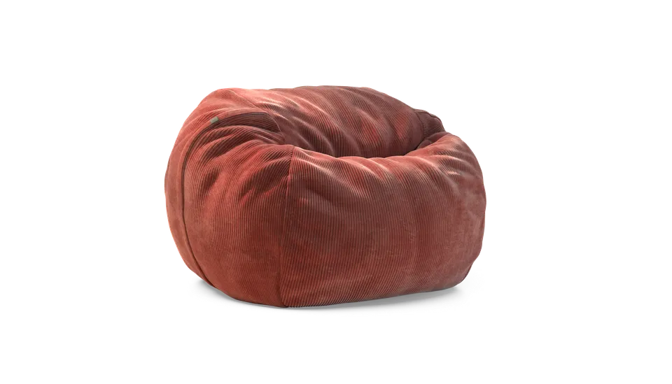 vetsak Cover Beanbag Medium fodera pouf brick cord velour
