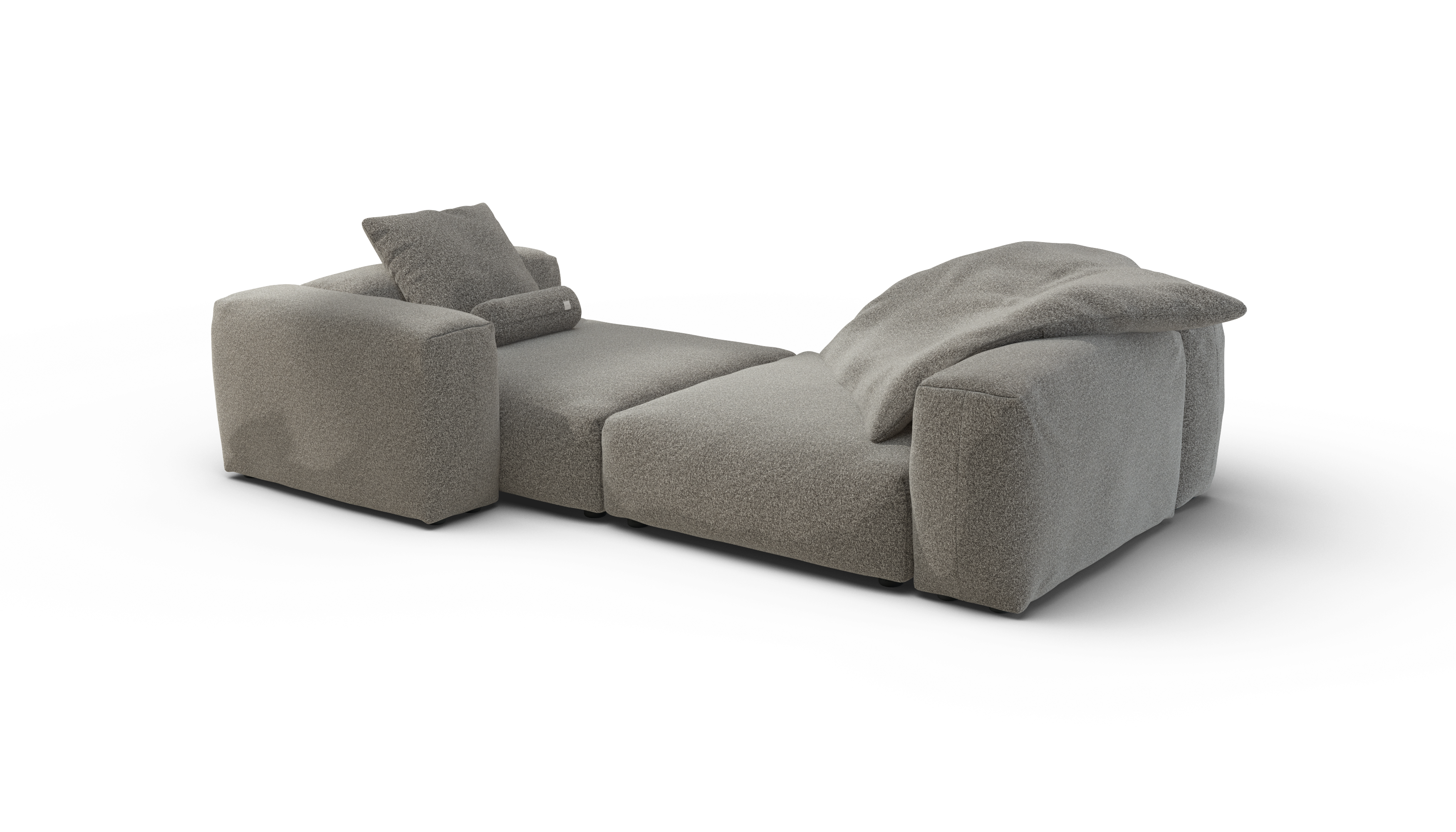 vetsak Sofa Set 02 XL divano modulare platino 272x136