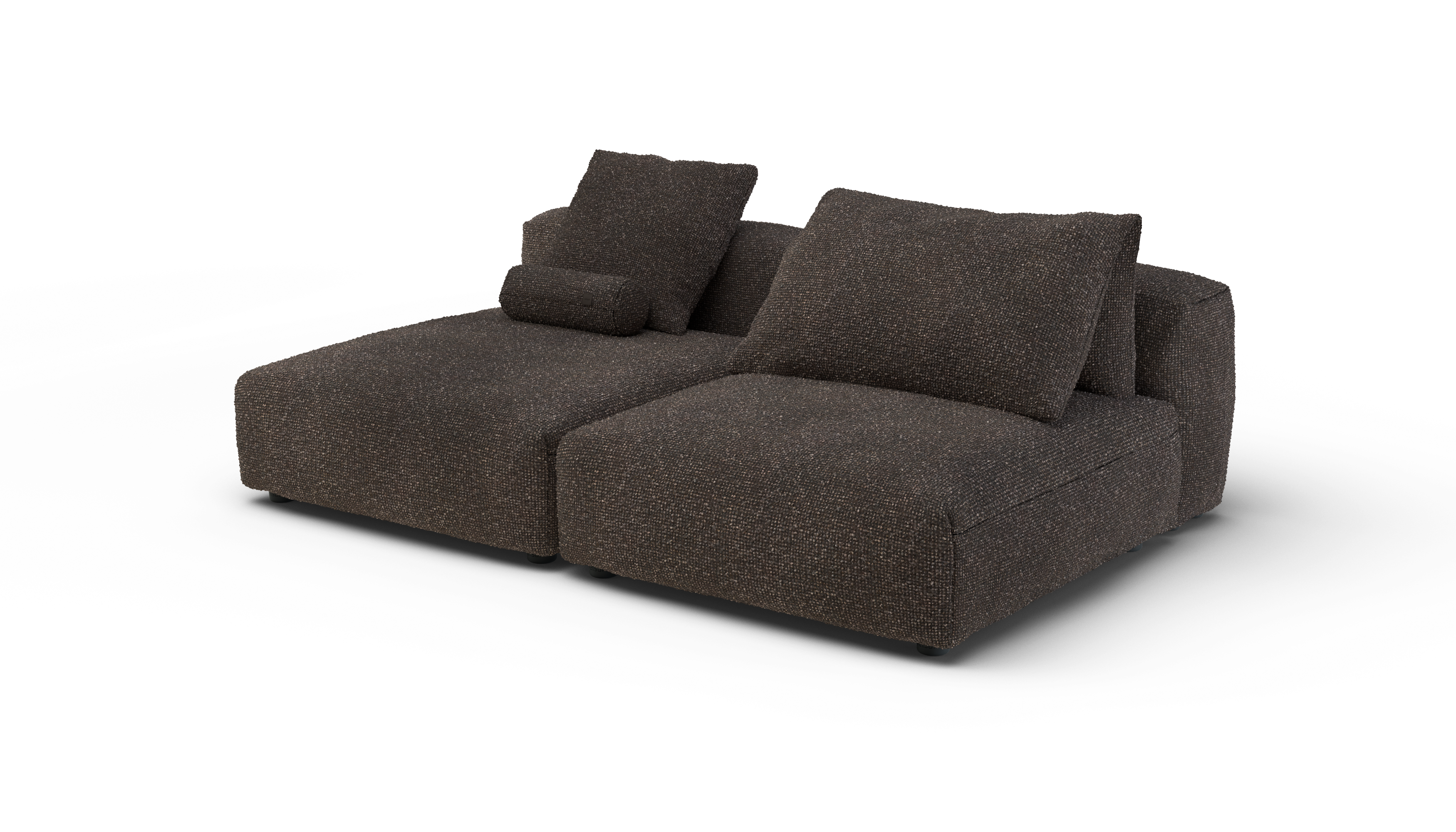 vetsak Sofa Set 01 XLarge divano modulare Nub noce 210x136 profondo