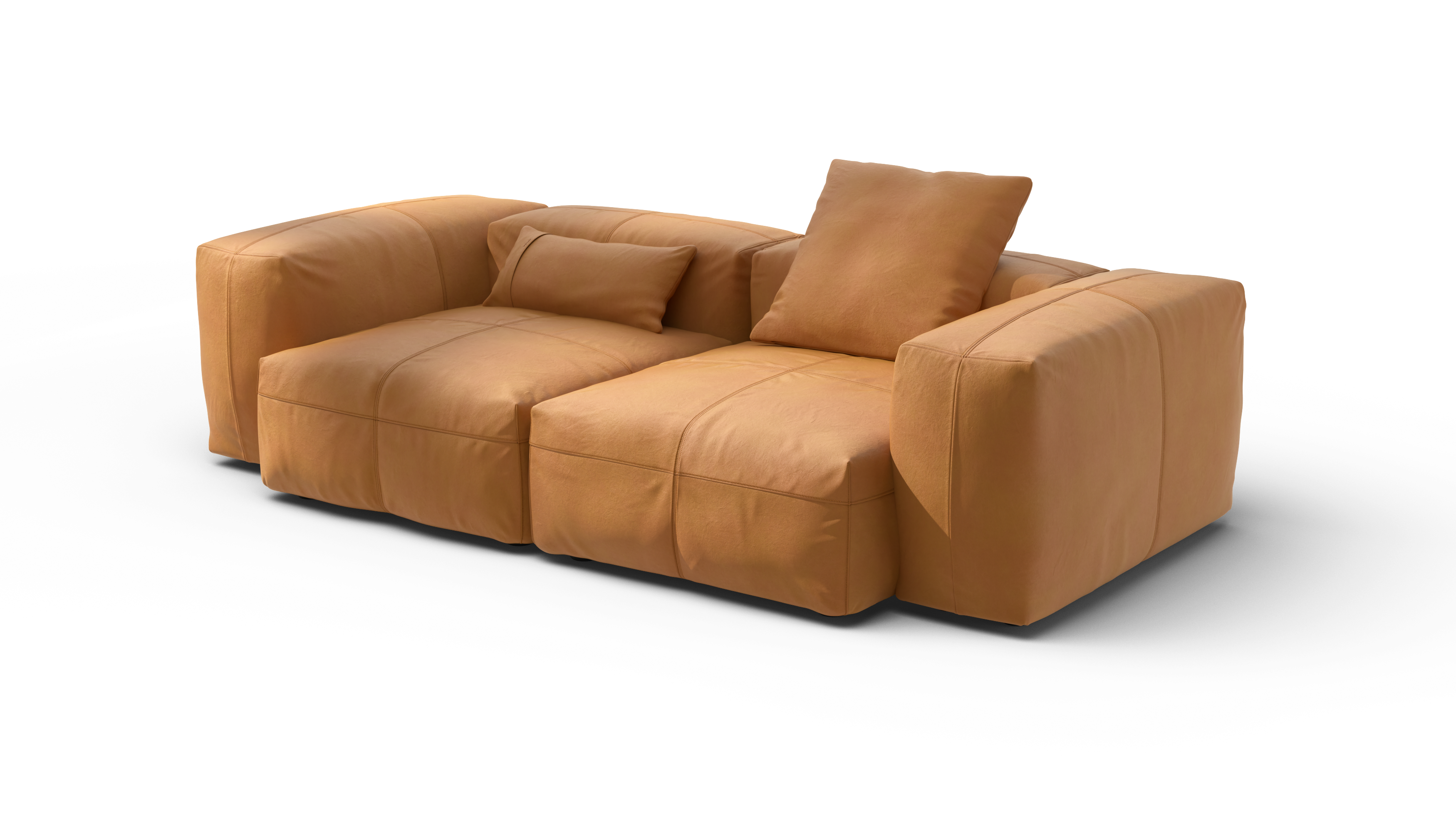 vetsak Sofa Set 02 Medium divano pelle marrone