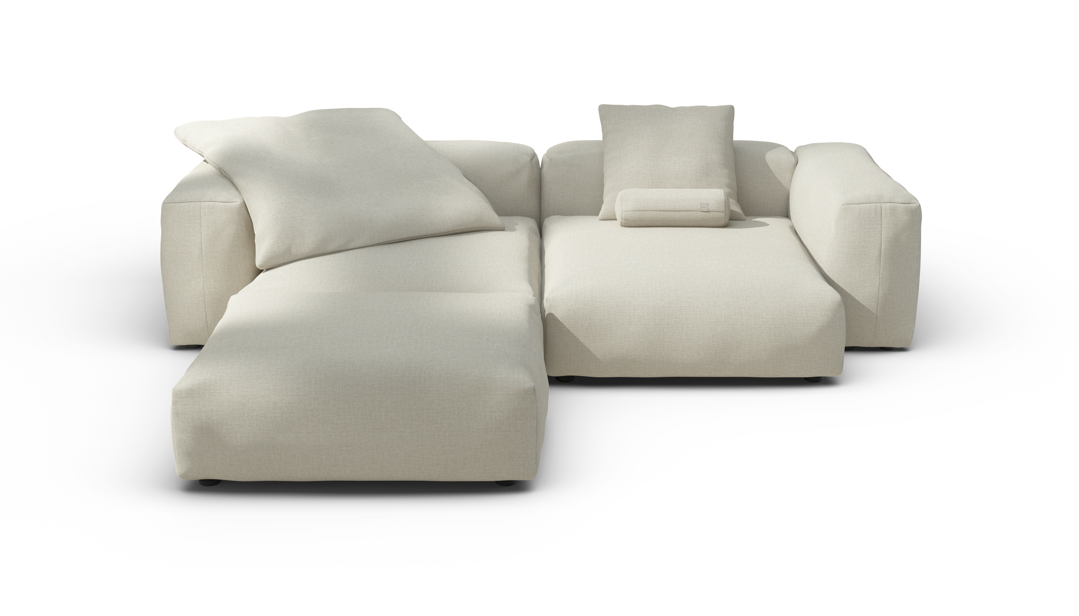 Vetsak Sofa Set 03 divano angolare 272x220 ecru