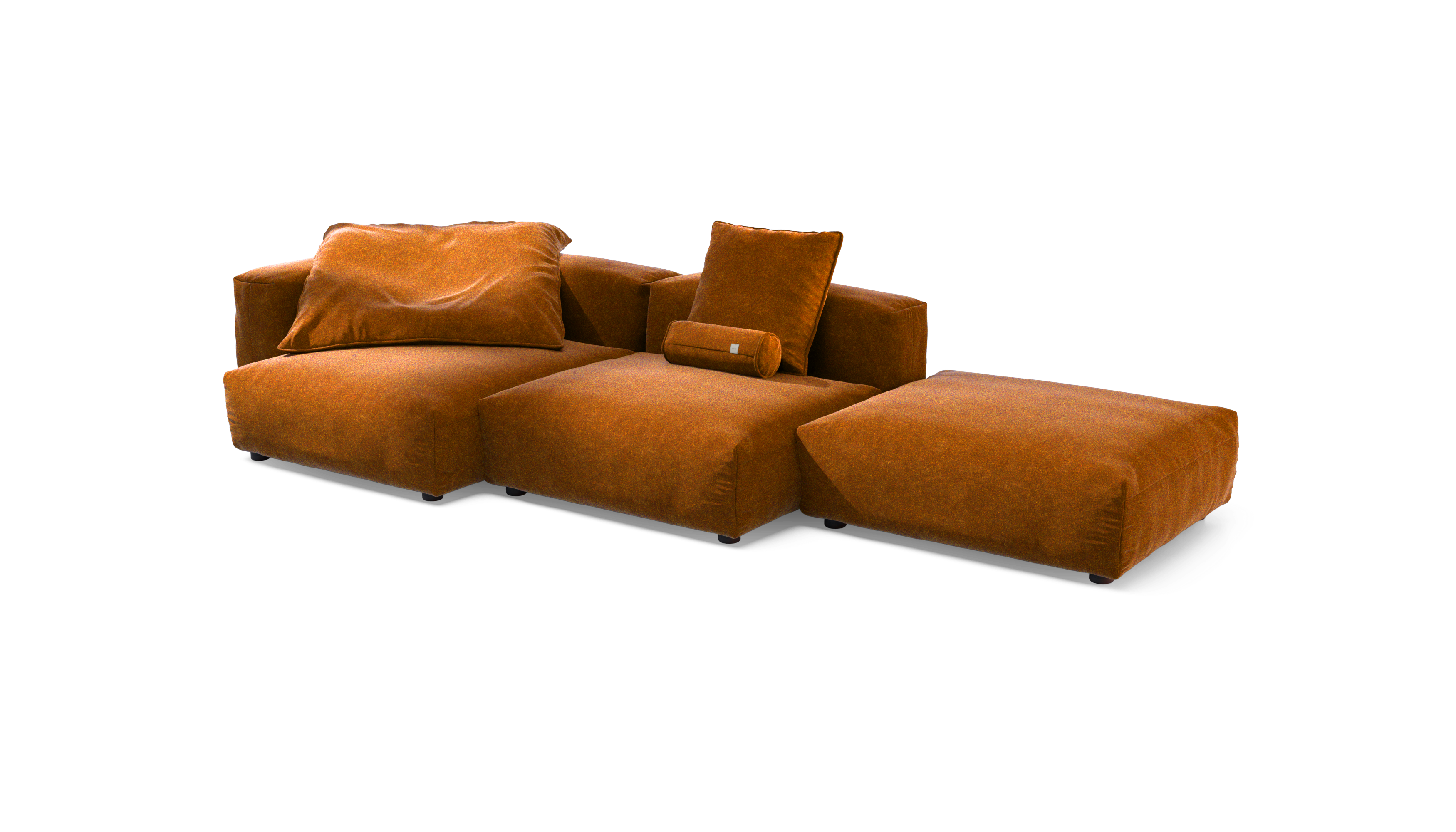 Vetsak Sofa Set 04 divano modulare 5 posti miele