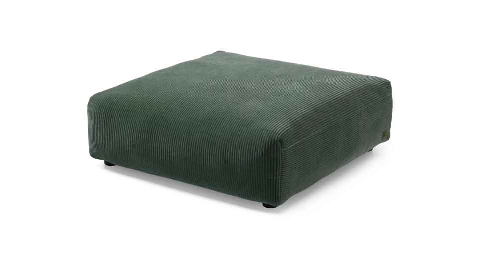 vetsak Cover Sofa Seat XLarge fodera divano velluto verde 105x105