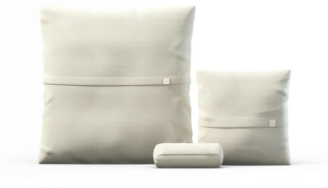 Vetsak Pillow Set 2 cuscini Pique Creme set 2 pezzi