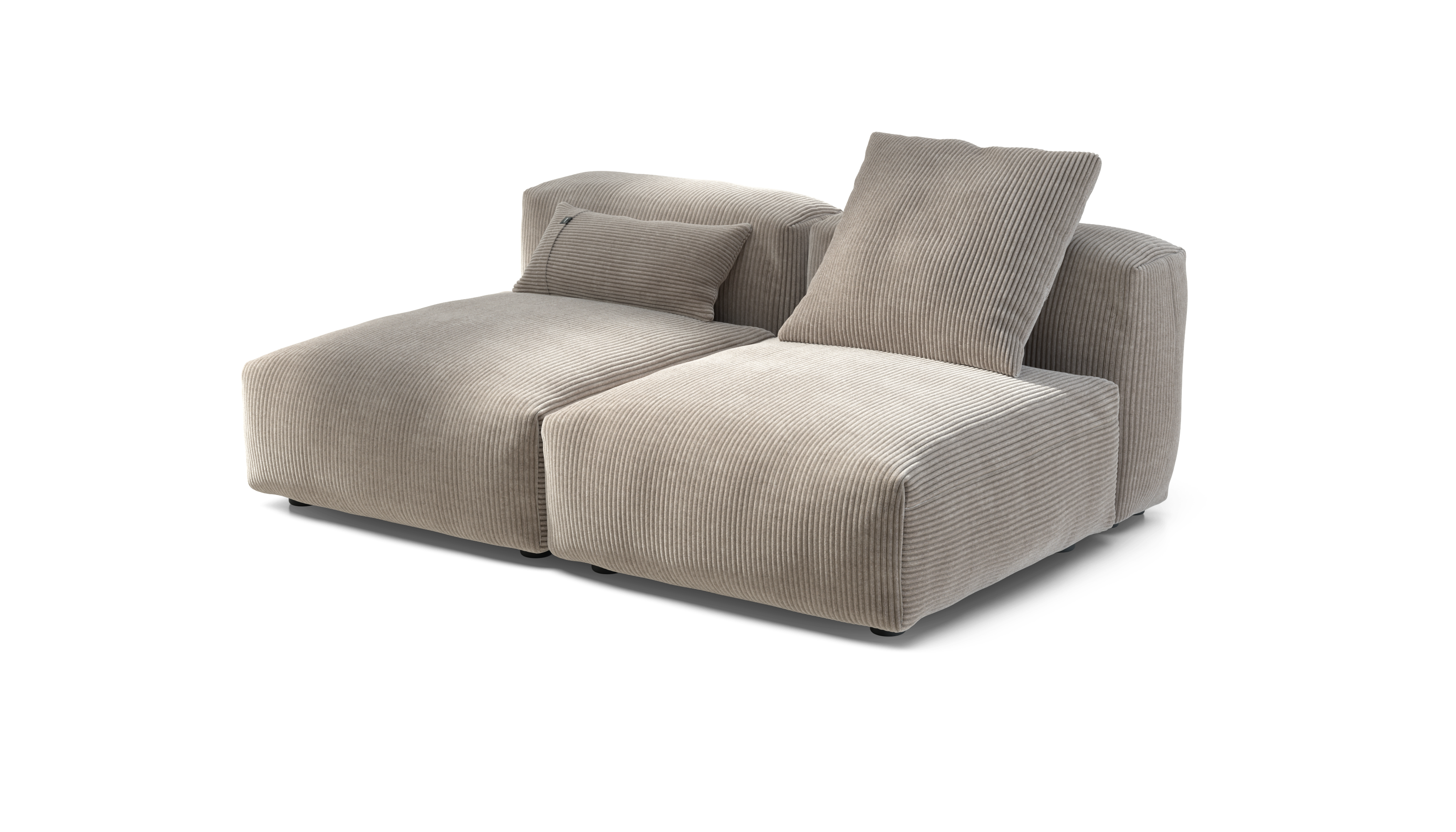 vetsak Sofa Set 01 Medium divano modulare platino 2,5 posti