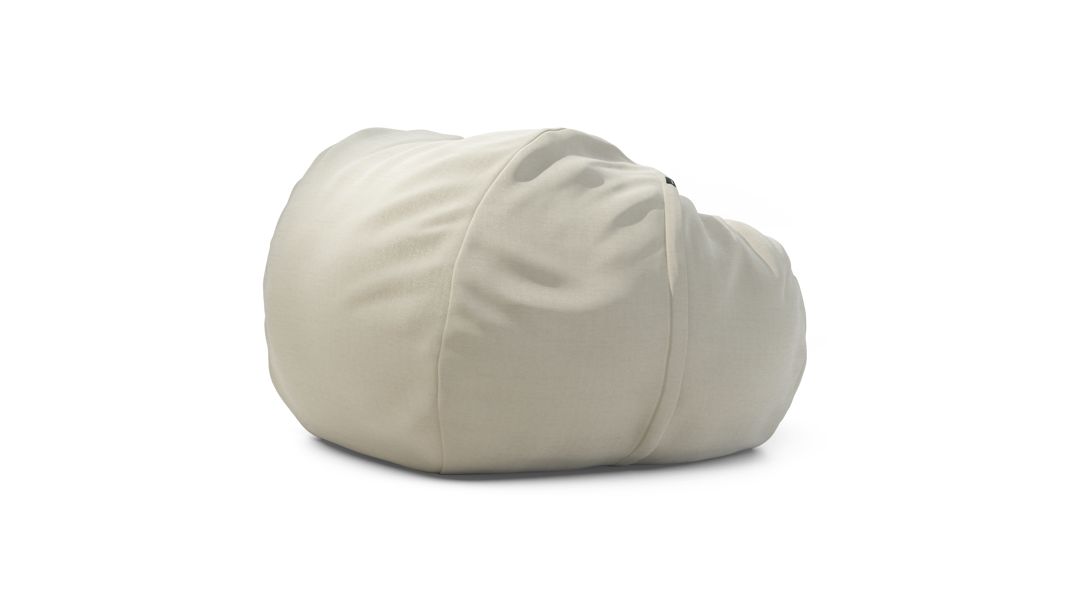 vetsak Pouf Large beanbag Beige Pique