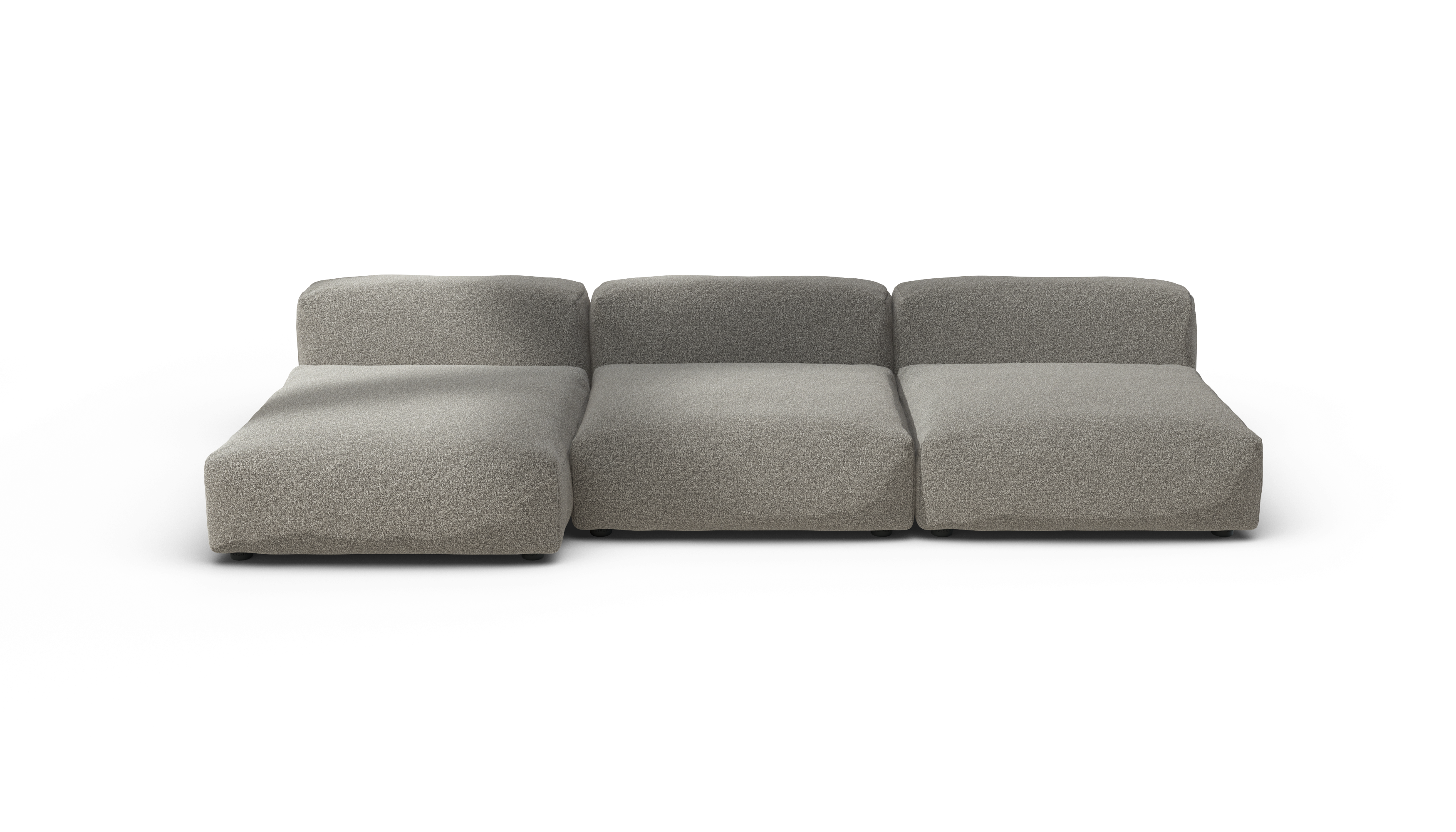 vetsak Set 04 divano modulare platino Pebble 5 posti