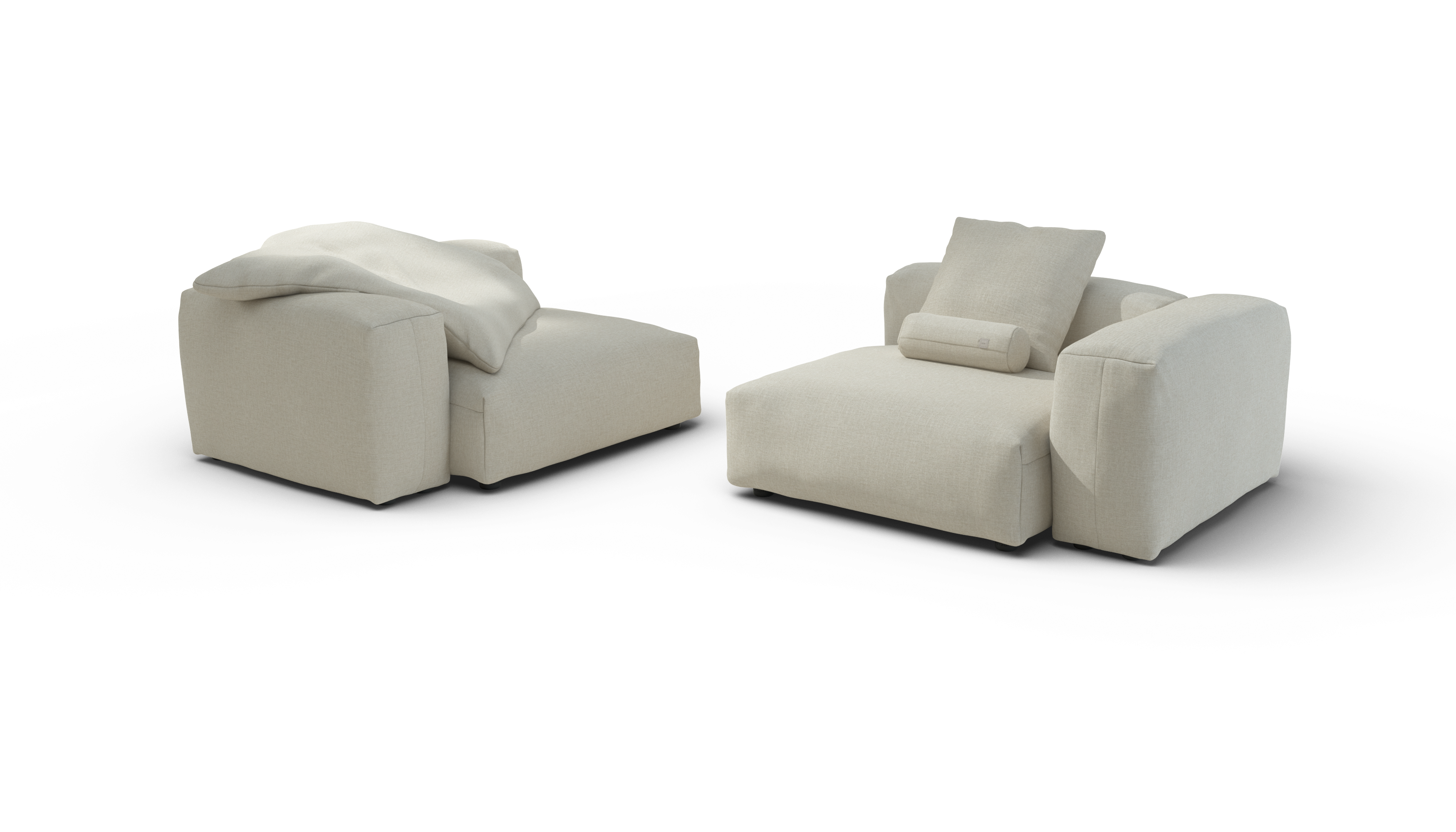 vetsak Sofa Set 02 Large divano ecru 272x115