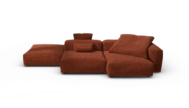 vetsak Sofa Set 09 The Island divano modulare 6 posti Nub Sienna