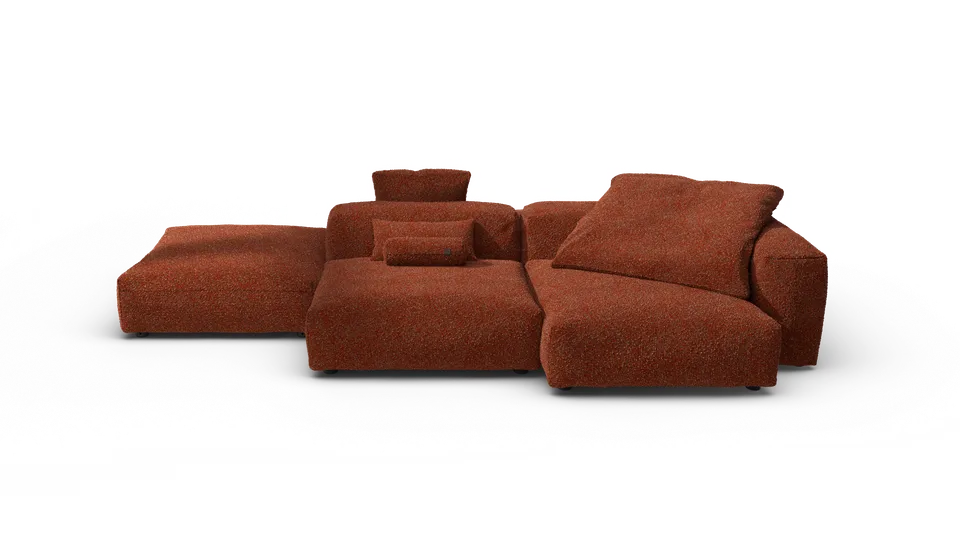 vetsak Sofa Set 09 The Island divano modulare 6 posti Nub Sienna