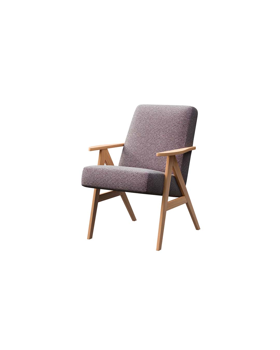 Ame Yens Ribo poltrona legno 64 cm retro