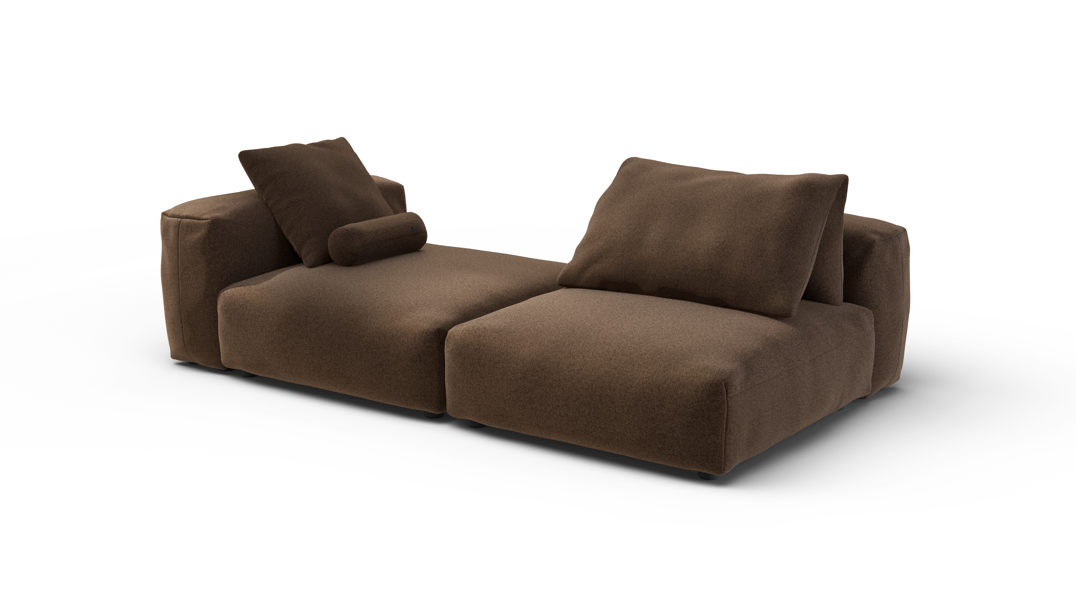 vetsak Sofa Set 01 XLarge divano modulare Pebble Umber profondo