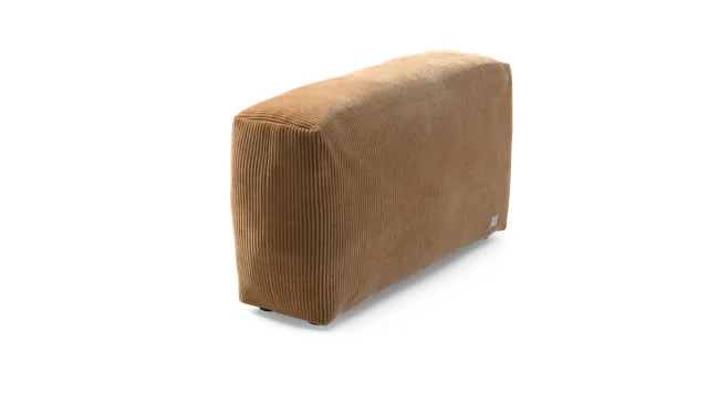 vetsak Sofa Side Large modulo divano velluto cammello 105x31