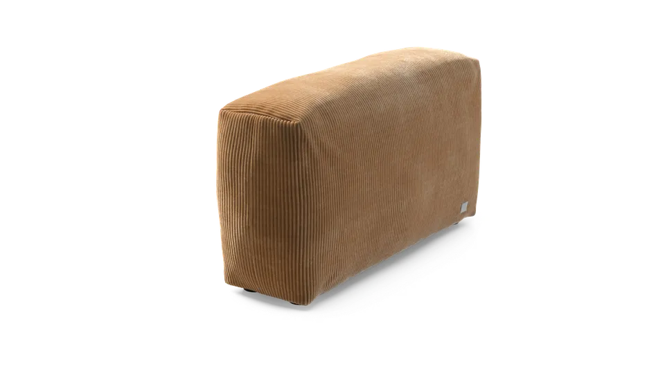 vetsak Sofa Side Large modulo divano velluto cammello 105x31