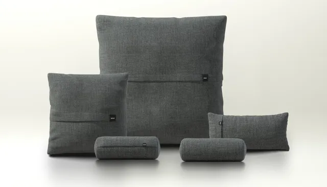 vetsak Pillow Set 4 set cuscini Grigio Scuro Piqué