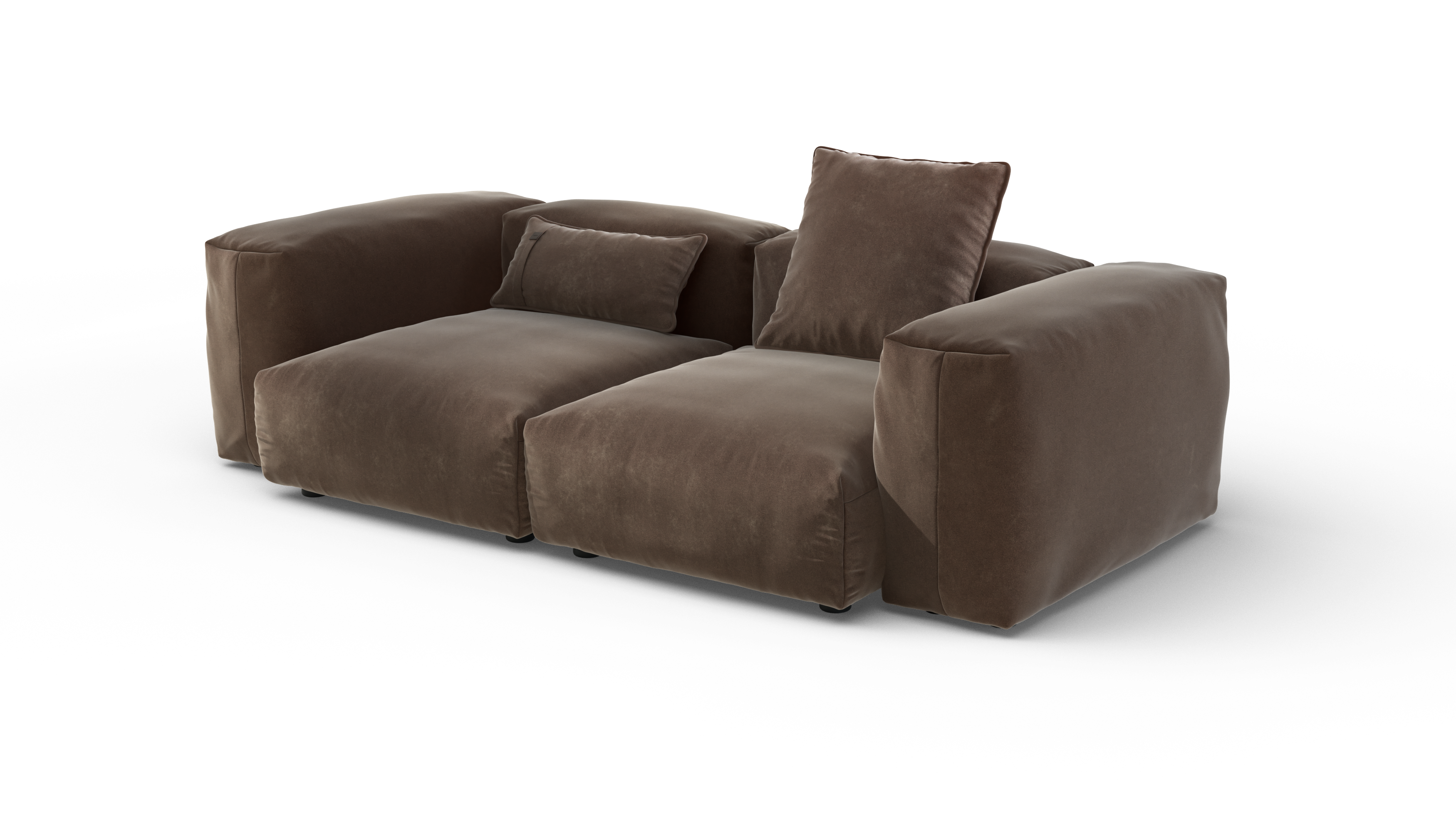 vetsak Sofa Set 02 M divano modulare Suave espresso 230x115