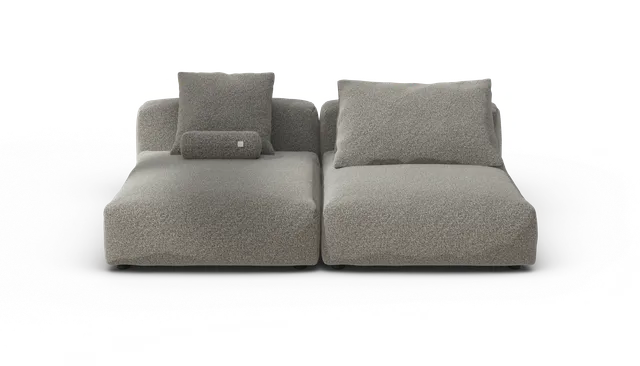 vetsak Sofa Set 01 XL divano modulare platino 210x136 seduta profonda