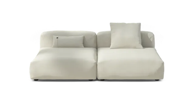 vetsak Sofa Set 01 Large divano modulare Pique Creme esterno