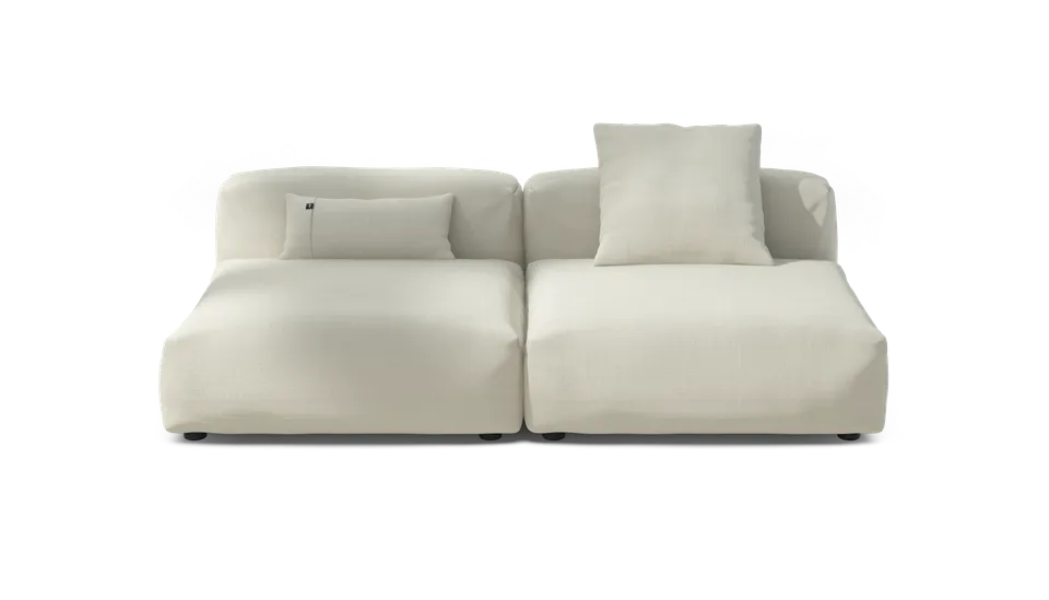 vetsak Sofa Set 01 Large divano modulare Pique Creme esterno