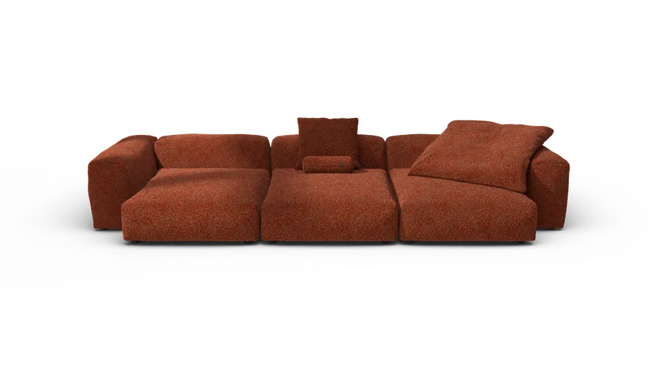 vetsak Sofa Set 05 divano nub siena angolare 5 posti