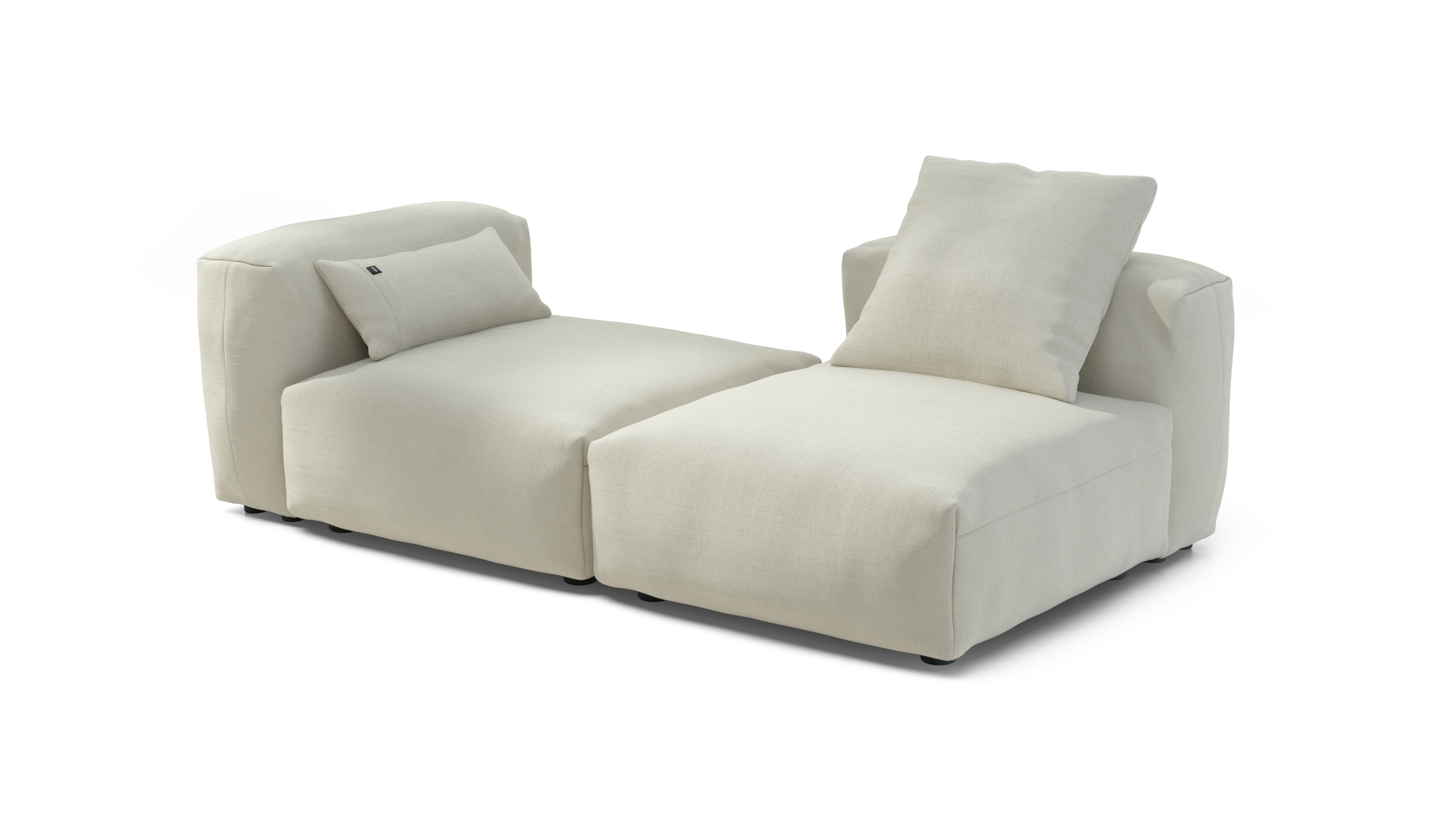 vetsak Sofa Set 01 Medium divano crema in pique