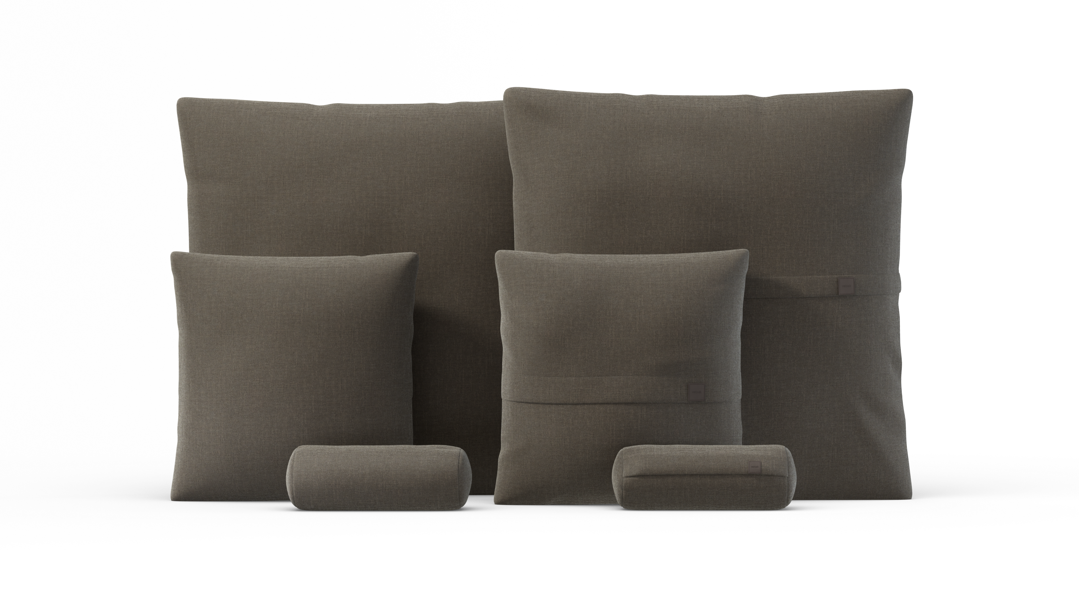 vetsak Pillow Set 3 set cuscini breeze marrone