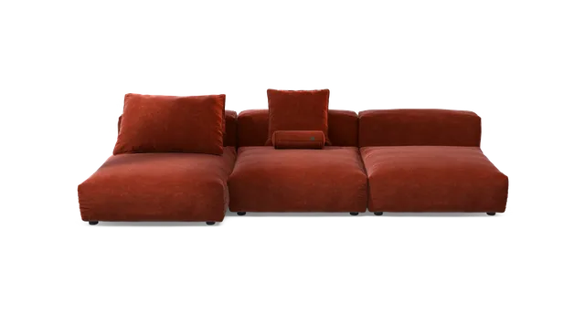 vetsak Sofa Set 04 divano modulare zafferano 315x136