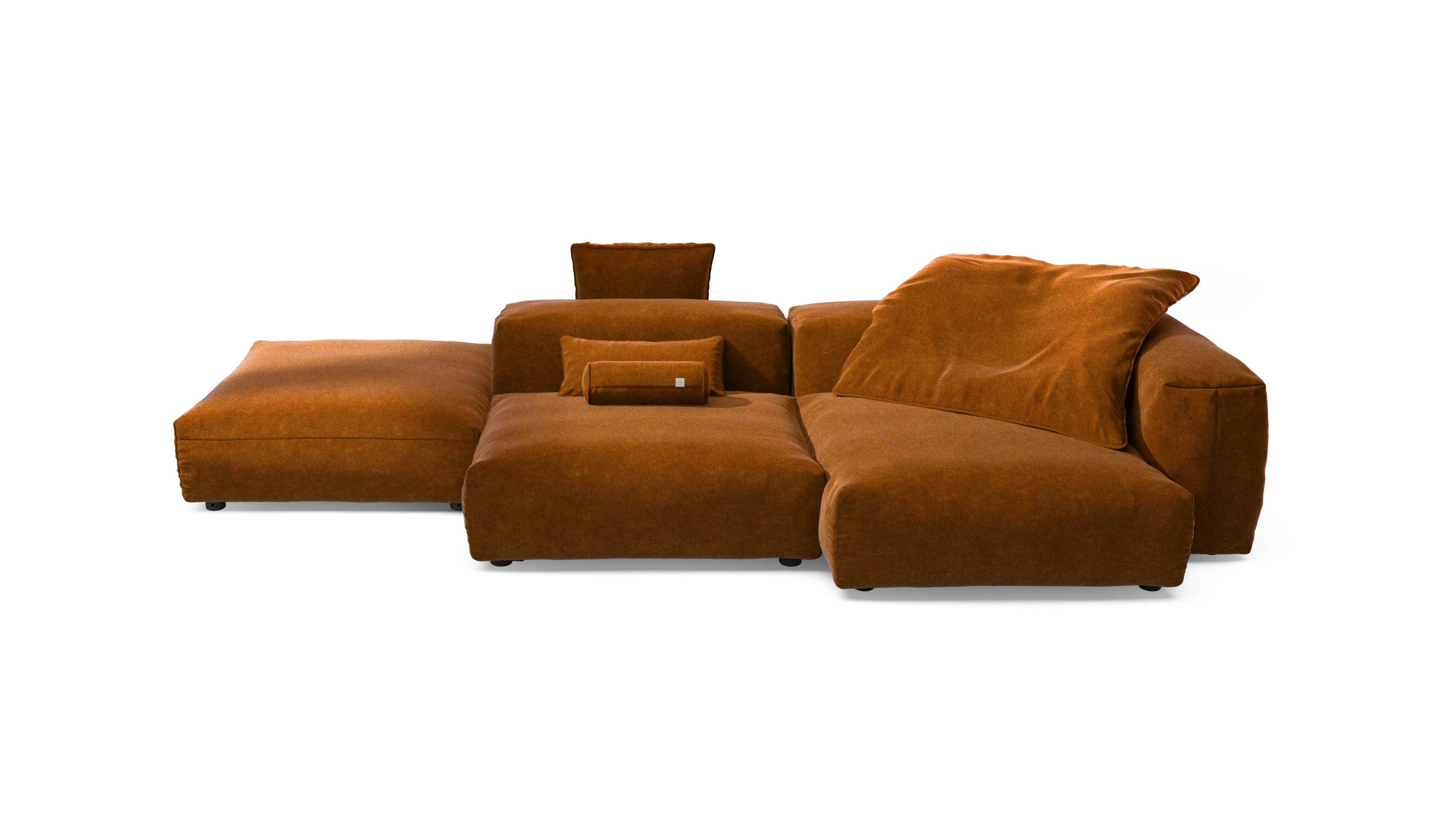 vetsak Sofa Set 09 The Island divano miele tessuto suave