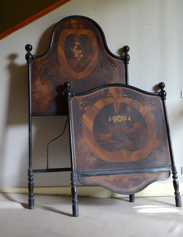Ravasi Ghisa Singolo testiera e pediera letto ghisa
