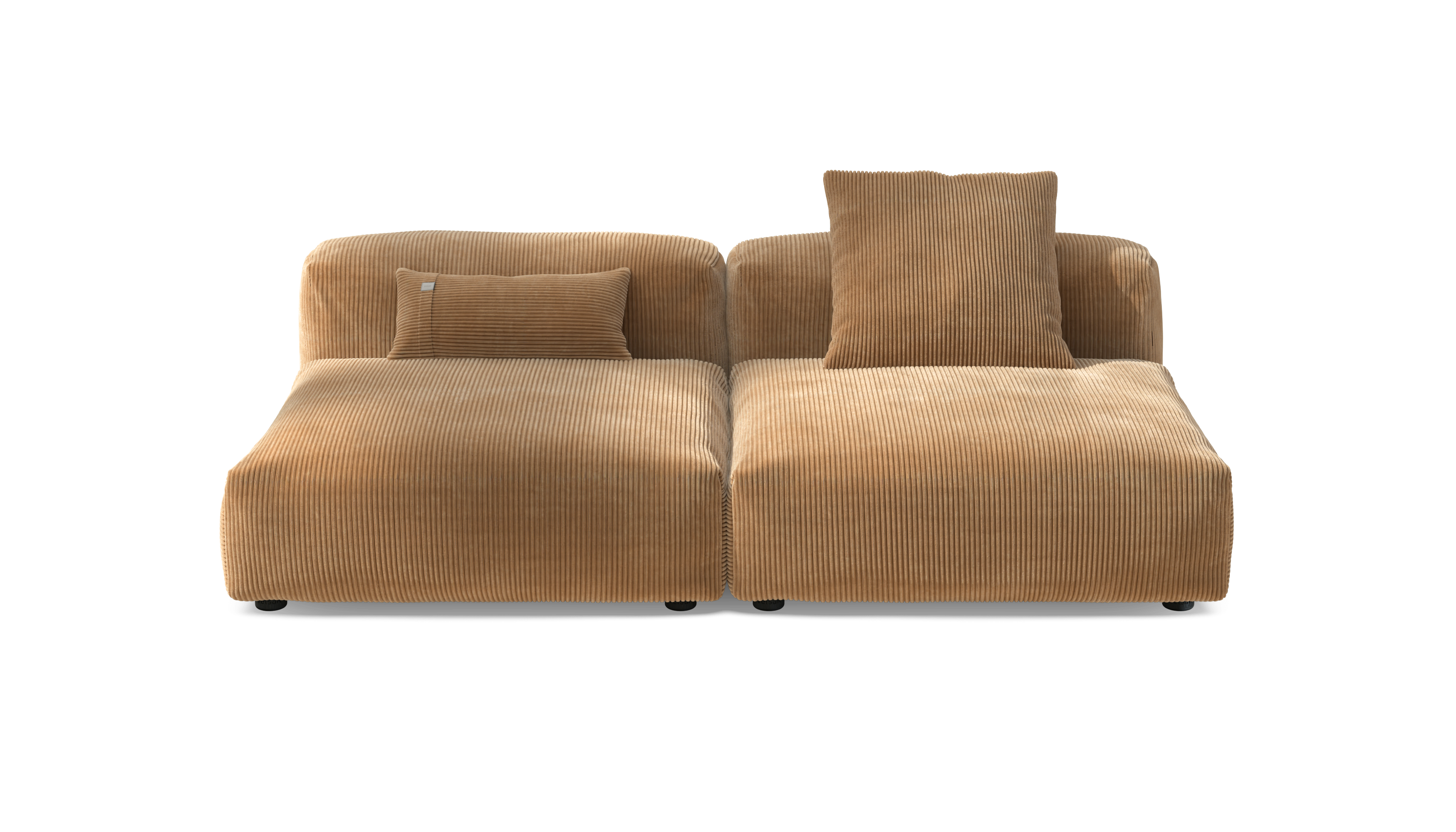 vetsak Sofa Set 01 Large divano cammello cord velour