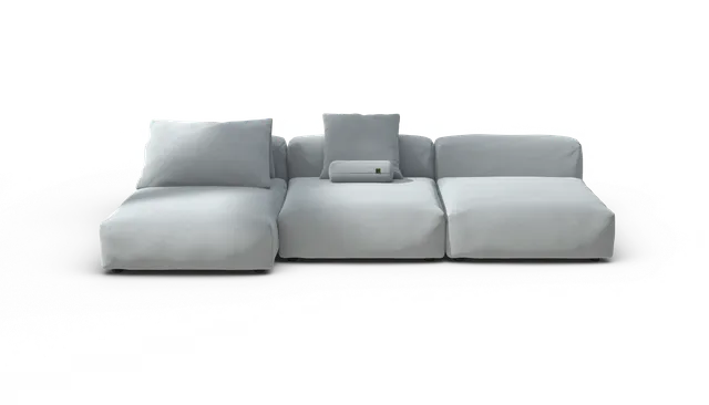 vetsak Sofa Set 04 divano modulare Pique Turquoise da esterno